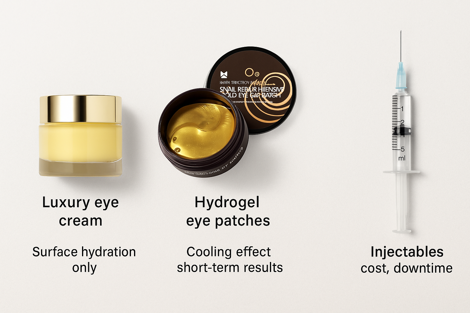 hyaluronic acid and peptide under eye patches for hydration